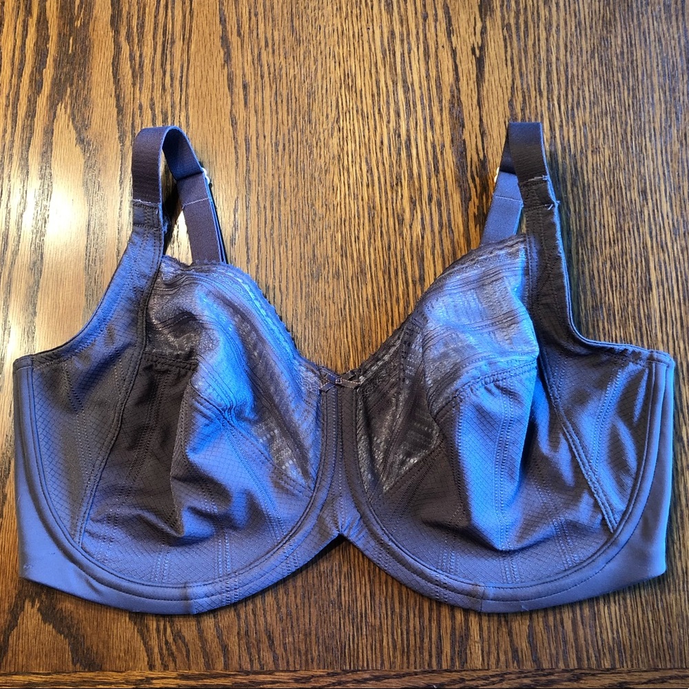 Lilyette Unlined Seamed Cup Underwire Bra Size 38 DDD